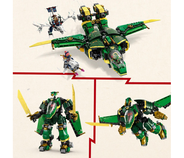 LEGO Ninjago 71845 Odrzutowy mech Lloyda - 1331656 - zdjęcie 5